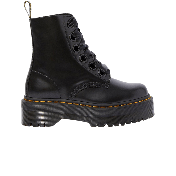 Dr. Martens Molly Wmns Leather Platform Boot 'Black'