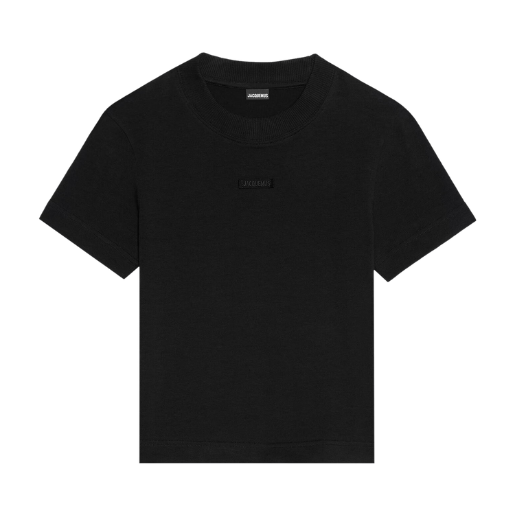 Jacquemus Le T-Shirt Gros Grain 'Black'