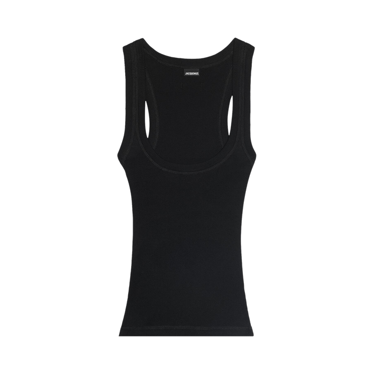 Jacquemus Gros Grain Tank 'Black'