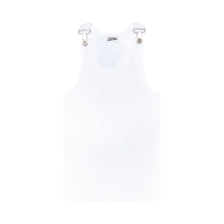 Jean Paul Gaultier Ribbed Tank Top 'White'
