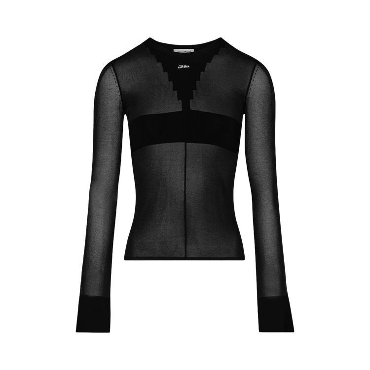 Jean Paul Gaultier Logo Knit Sweater 'Black'