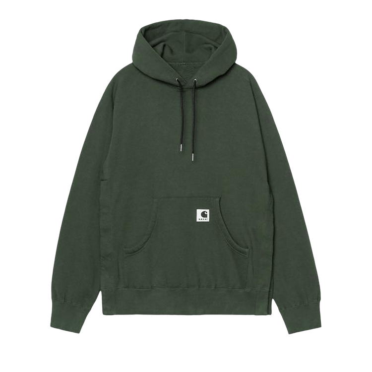 Sacai x Carhartt WIP Cotton Jersey Hoodie 'Green'