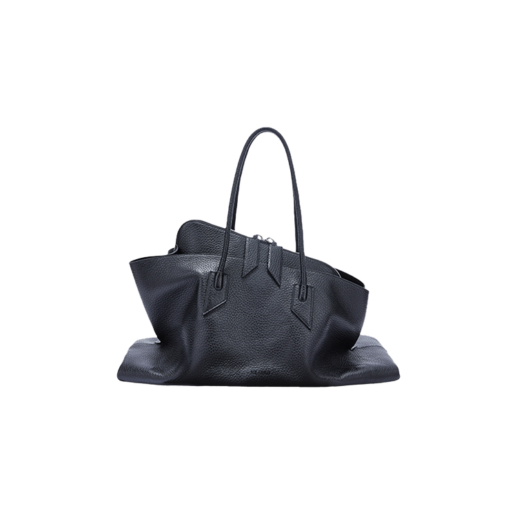 The Attico La Passeggiata Medium Top Handle Bag 'Black'