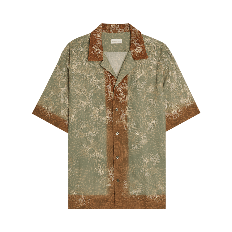 Dries Van Noten Carltone Embroidered Shirt 'Mint'