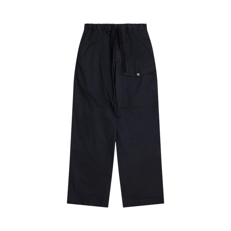 Dries Van Noten Viscose Drawstring Pants 'Black'