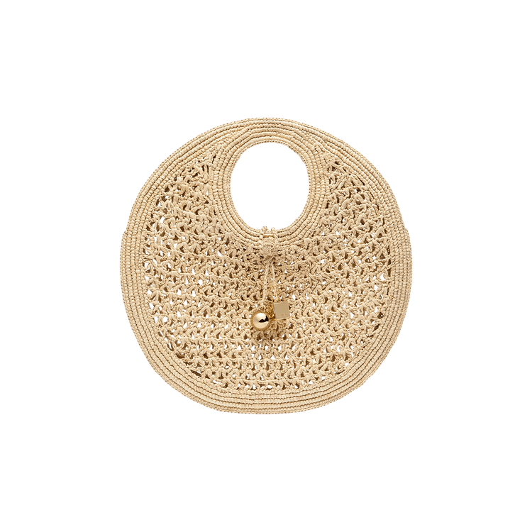 Jacquemus Le Petite Round Spiaggia Bag 'Natural'