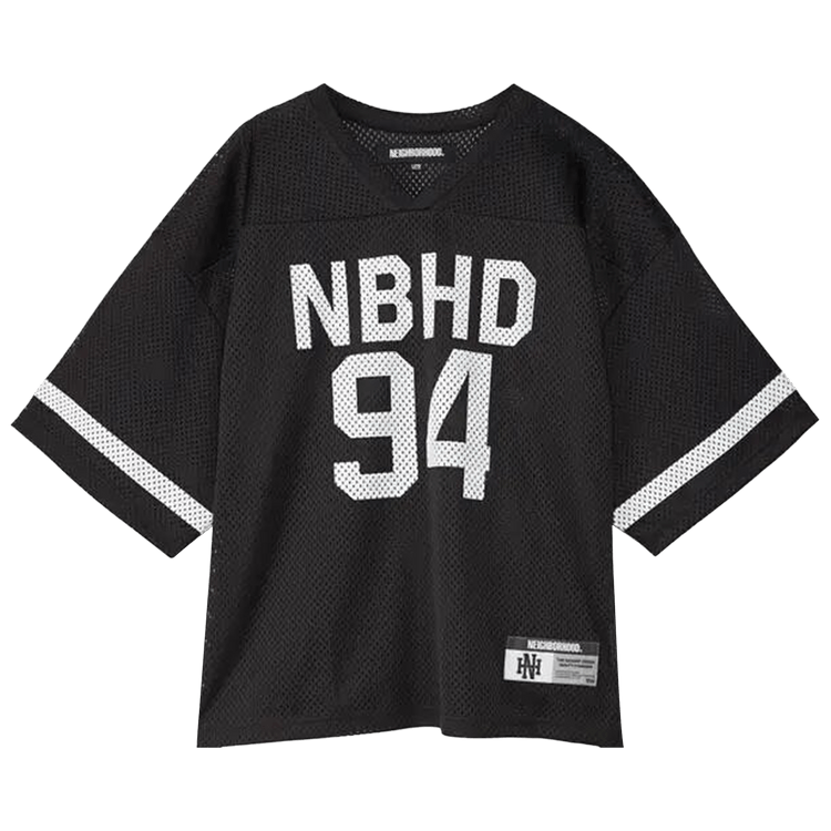 Neighborhood Hockey V-Neck Shirt 'Black'