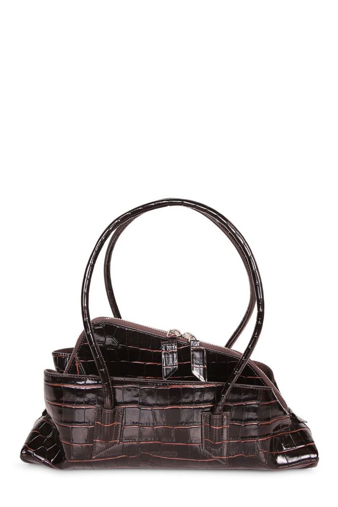 The Attico Embossed Zipped Tote Bag