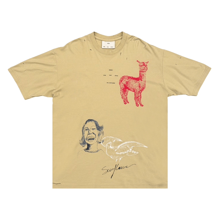 Song for the Mute Sketchbook Oversized Tee 'Daikon'