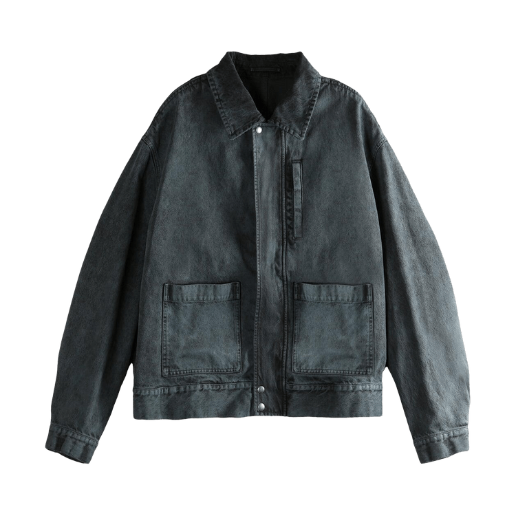 Dries Van Noten Denim Bomber Jacket 'Petrol'