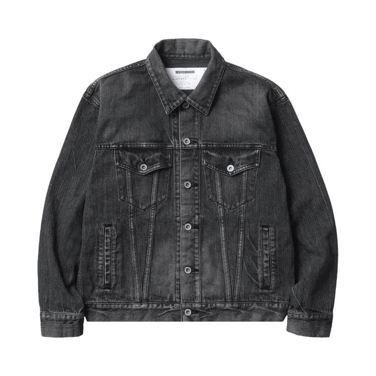 Neighborhood Denim Type 4 Jacket 'Black'