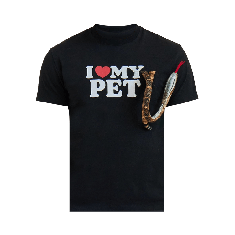 Doublet I Love My Pet T-Shirt 'Black'