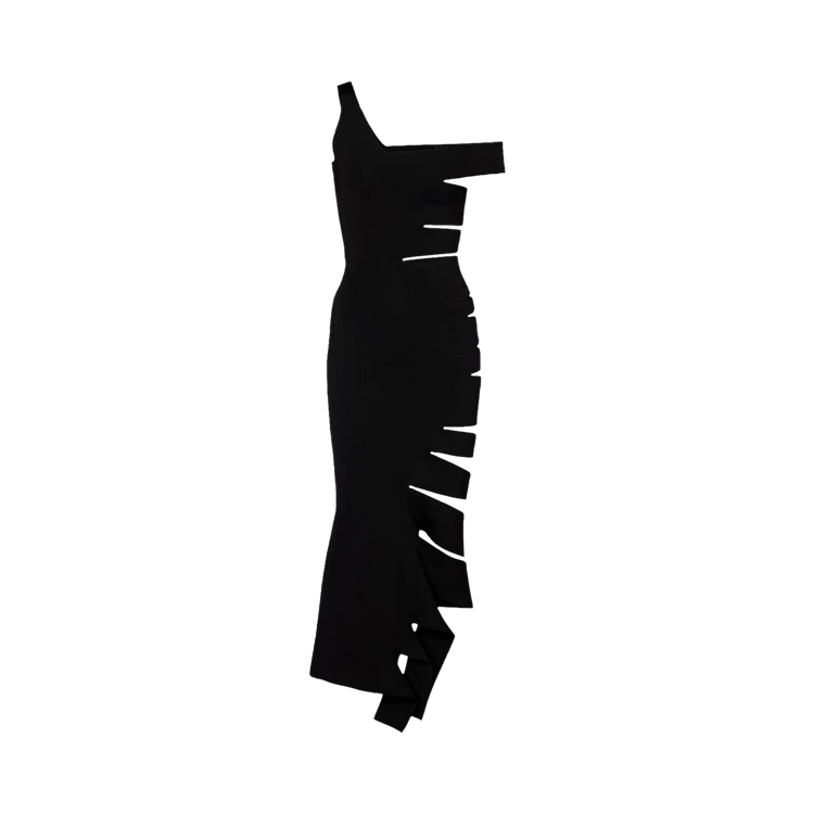 Mugler Knit Bandage Dress 'Black'