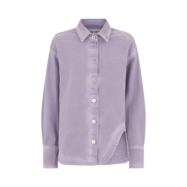 Attico Bomber Cotton Gabardine 'Mauve Fade'
