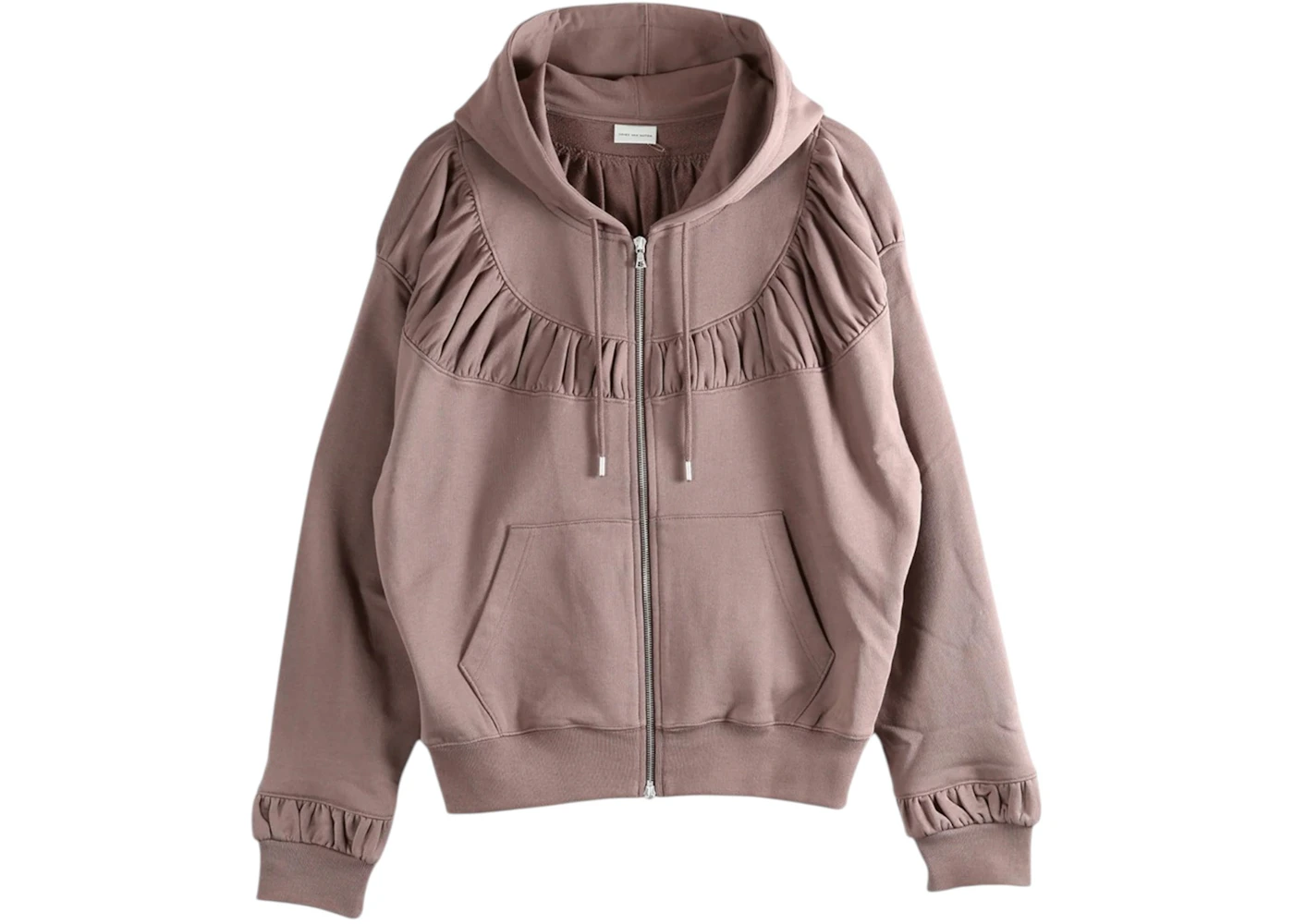 Dries Van Noten Women's Sweat Jersey Hoodie Taupe