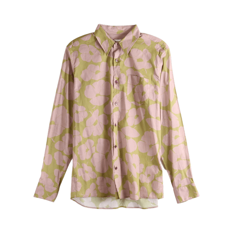 Dries Van Noten Poppy Printed Shirt 'Ocra'