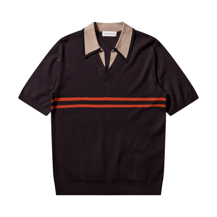 Dries Van Noten Molar Polo 'Dark Purple'