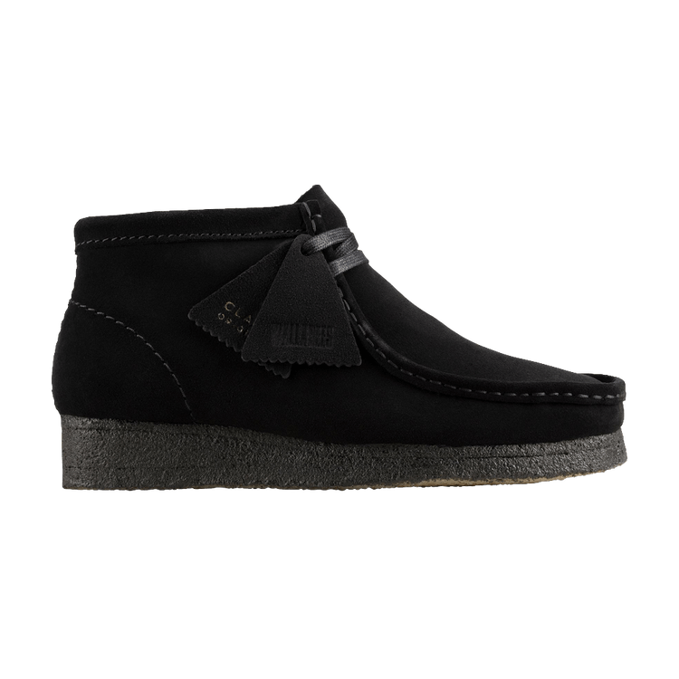 Clarks Wmns Wallabee Boot 'Black Suede'
