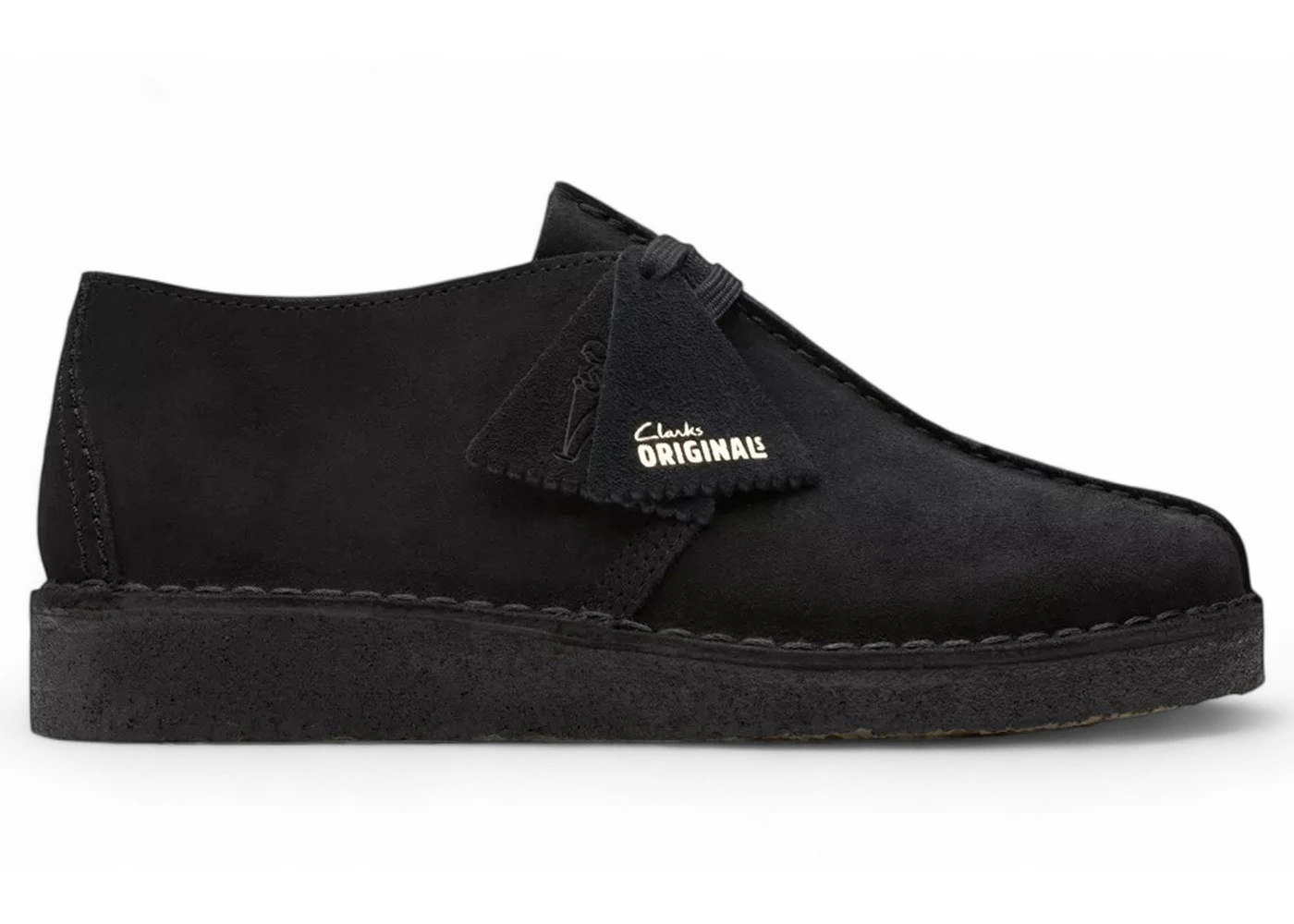 Clarks Originals Desert Trek Black Suede