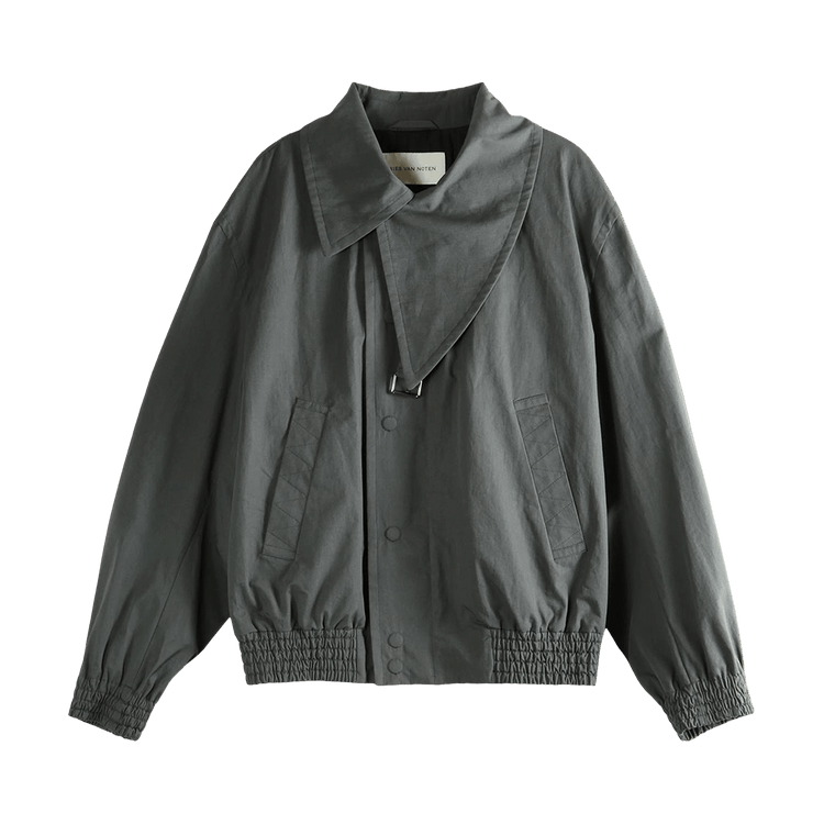 Dries Van Noten Washed Heavyweight Jacket 'Dark Grey'