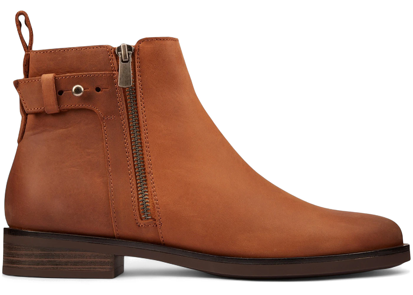 Clarks Memi LO Dark Tan Leather (Women's)