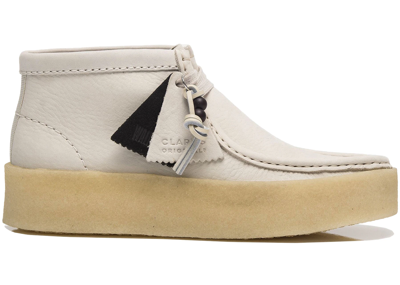 Clarks Originals Wallabee Cup Boot White Nubuck (Women's)