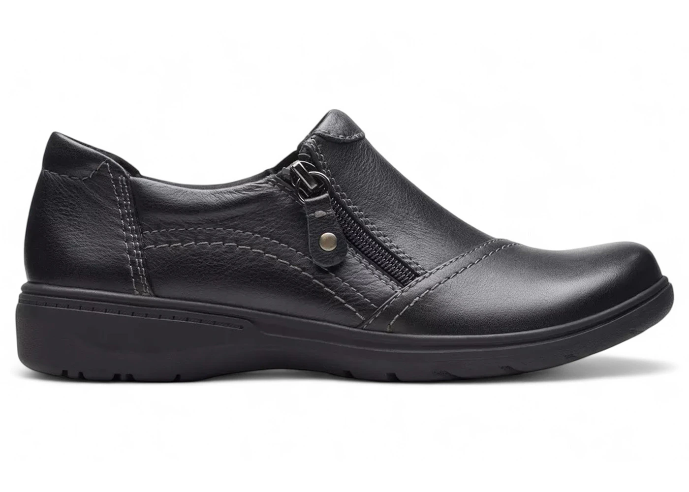 Clarks Carleigh Ray Black Leather (Women's)