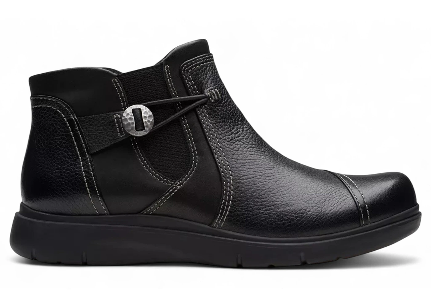 Clarks Certina Joy Black Leather (Women's)