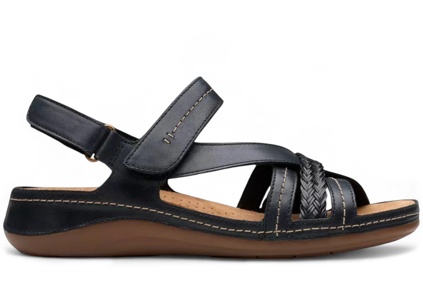 Clarks Cecily Strap Black Combination (Women's)