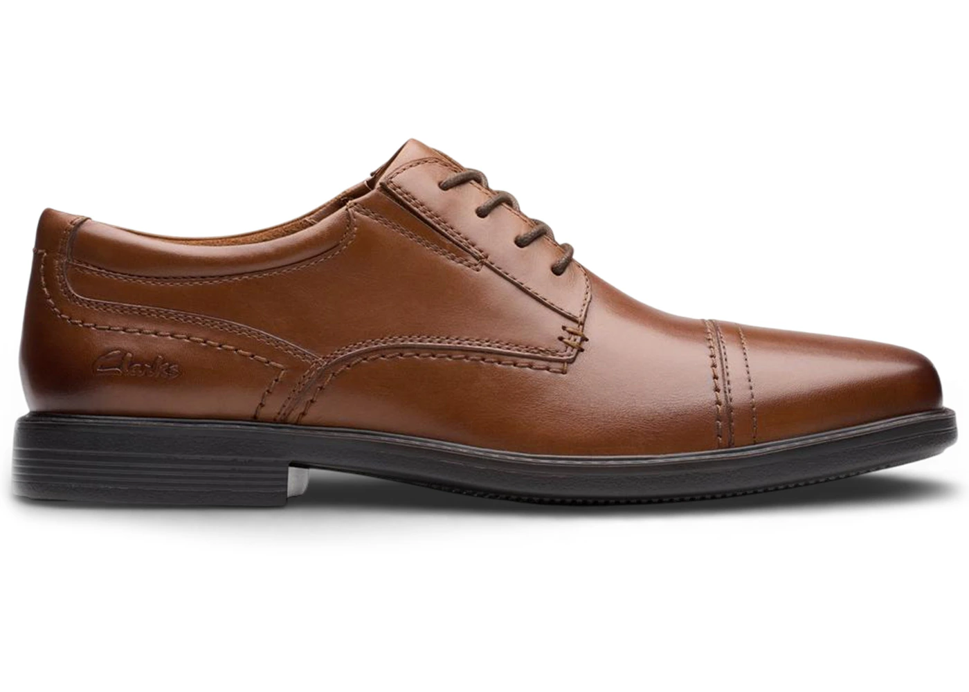 Clarks Dresslite Cap Tan Leather