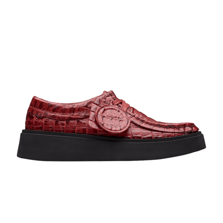 Martine Rose x Clarks Wmns Torview 'Burgundy Croc'