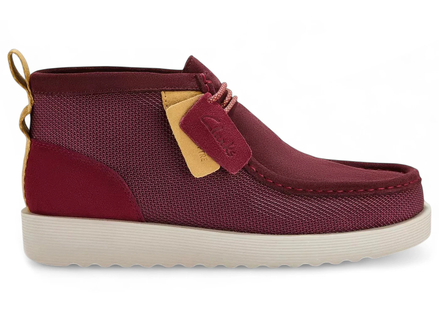 Clarks Wallabee FTR2 Boot Burgundy Combination
