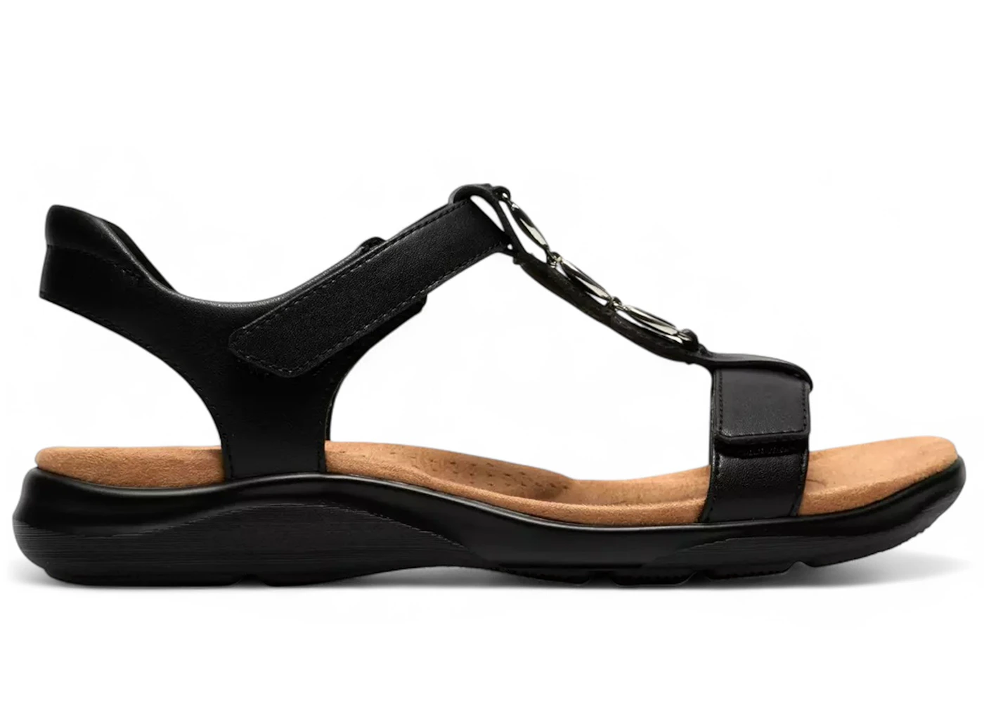 Clarks Kitly Gem Black Leather (Women's)