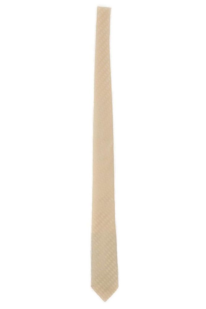 Dries Van Noten Logo Patch Pointed Tip Tie