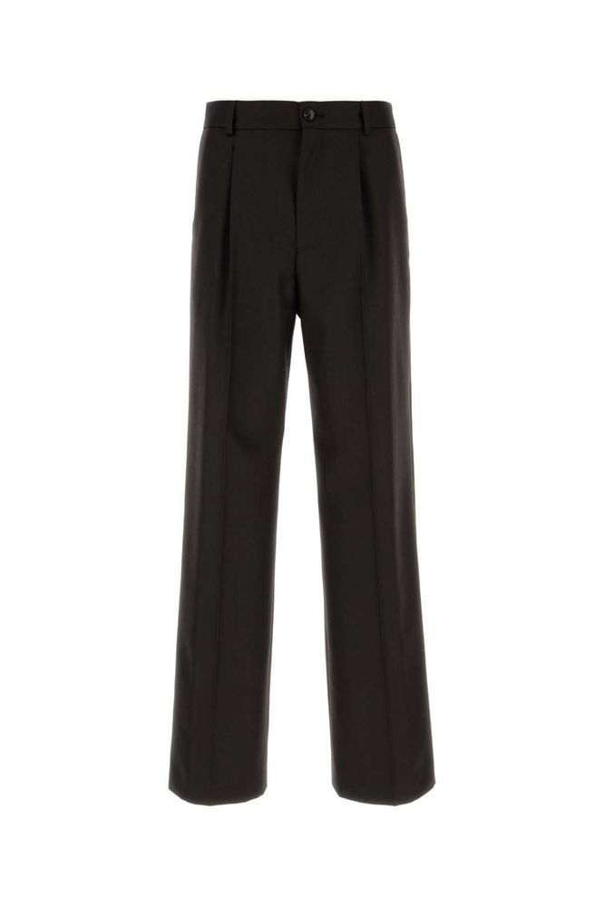 Dries Van Noten Pleated Straight-Leg Pants