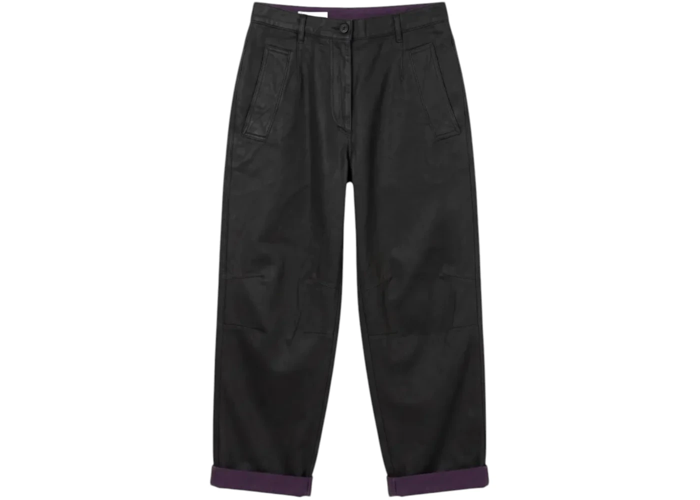 Dries Van Noten Women's Classic Pants Black/Purple