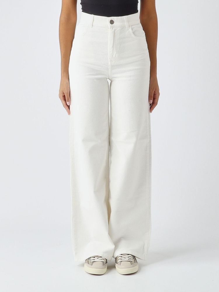 TWINSET High-Waist Wide-Leg Pants