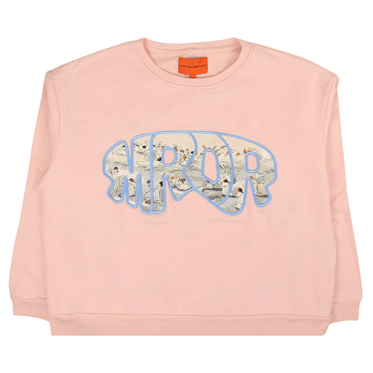 Who Decides War MRDR Crewneck Sweater 'Pink'