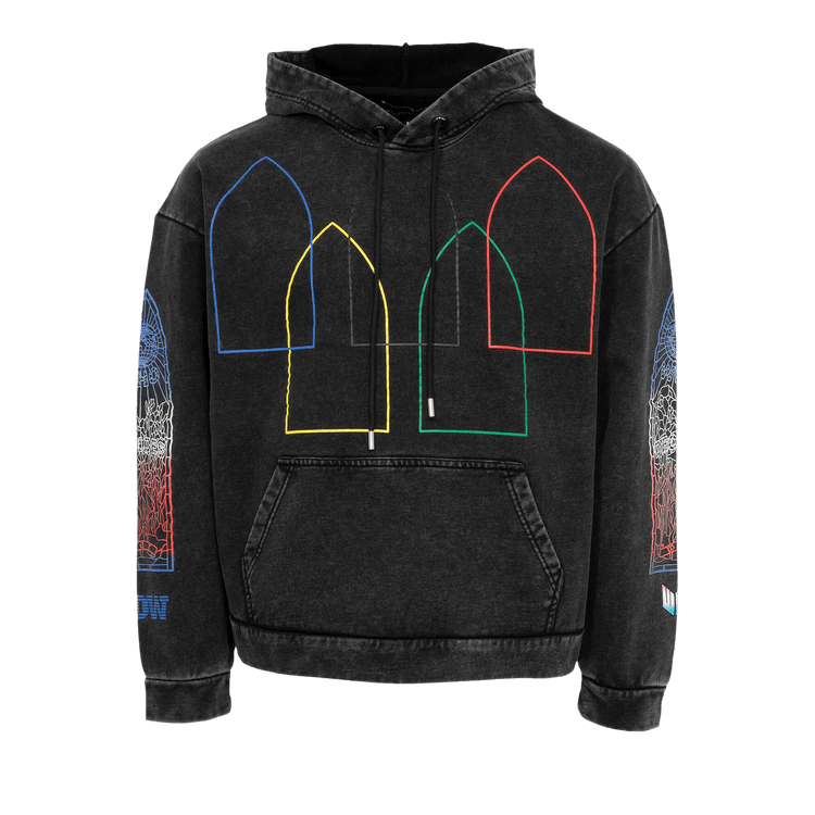 Who Decides War Intertwined Windows Hooded Sweatshirt 'Multicolor'