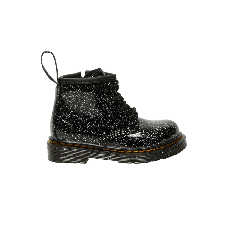 Dr. Martens 1460 Glitter Ankle Boot Toddler 'Black Cosmic Glitter'
