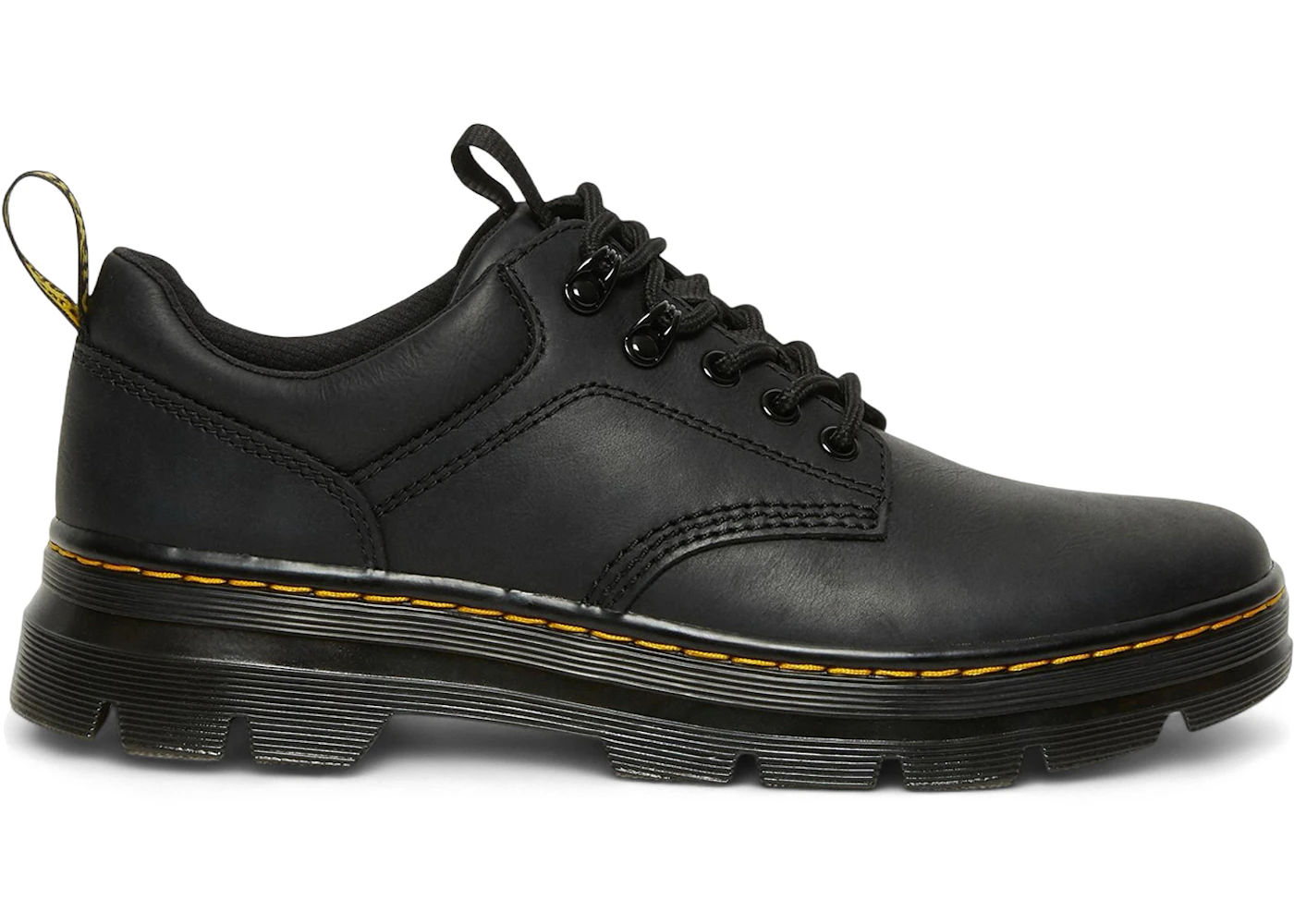 Dr. Martens Reeder Wyoming Leather Utility Shoes Black