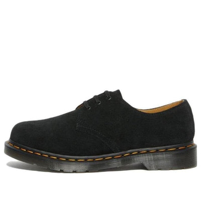 (WMNS) Dr. Martens 1461 Suede Oxford Shoes 'Black'
