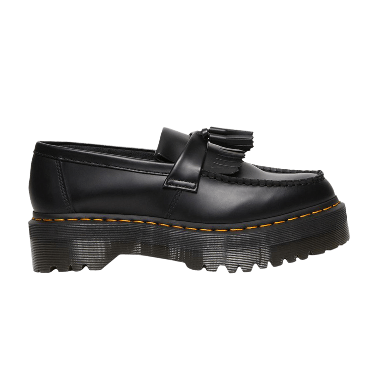 Dr. Martens Adrian Leather Platform Tassel Loafer 'Black'