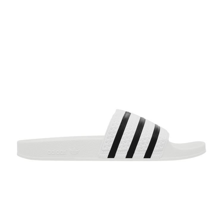adidas Adilette Slide 'White Black'