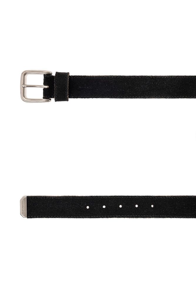 Allsaints Square Buckle Suede Belt