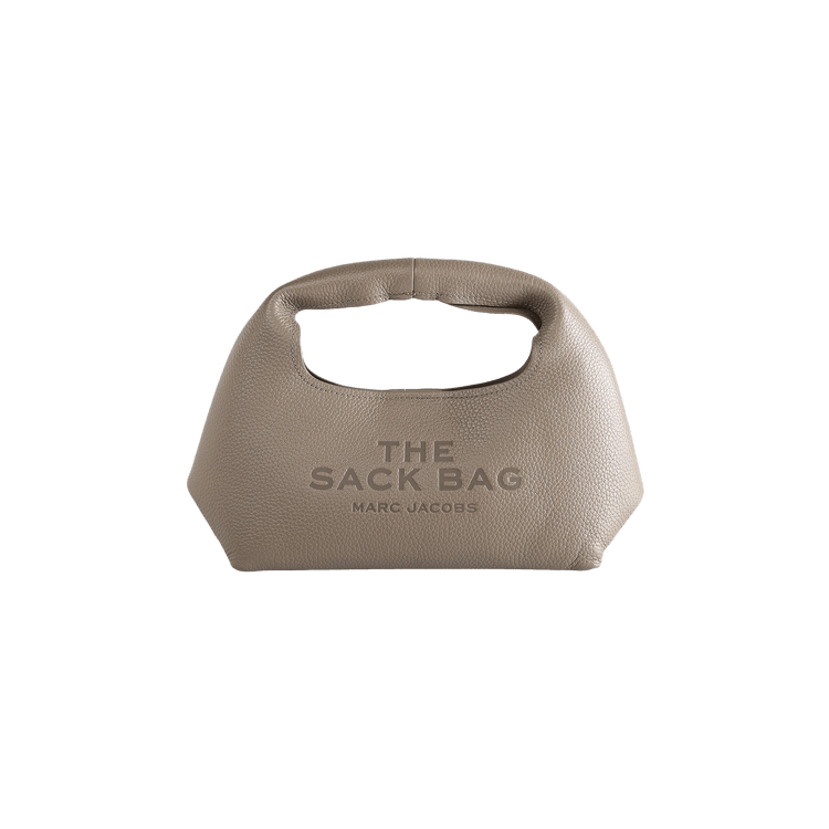 Marc Jacobs The Mini Leather Sack Bag 'Cement'