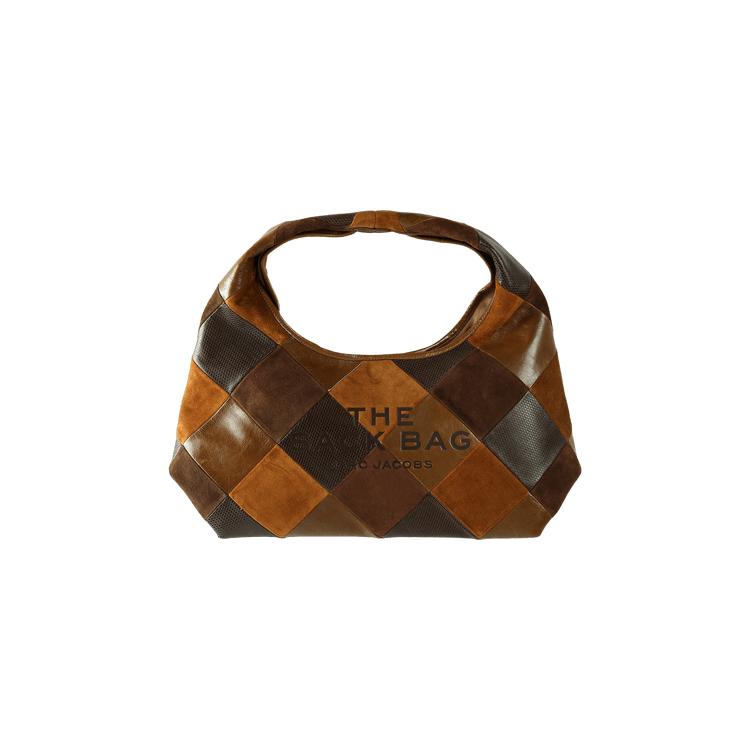 Marc Jacobs Suede Patchwork Sack Bag 'Brown/Multicolor'