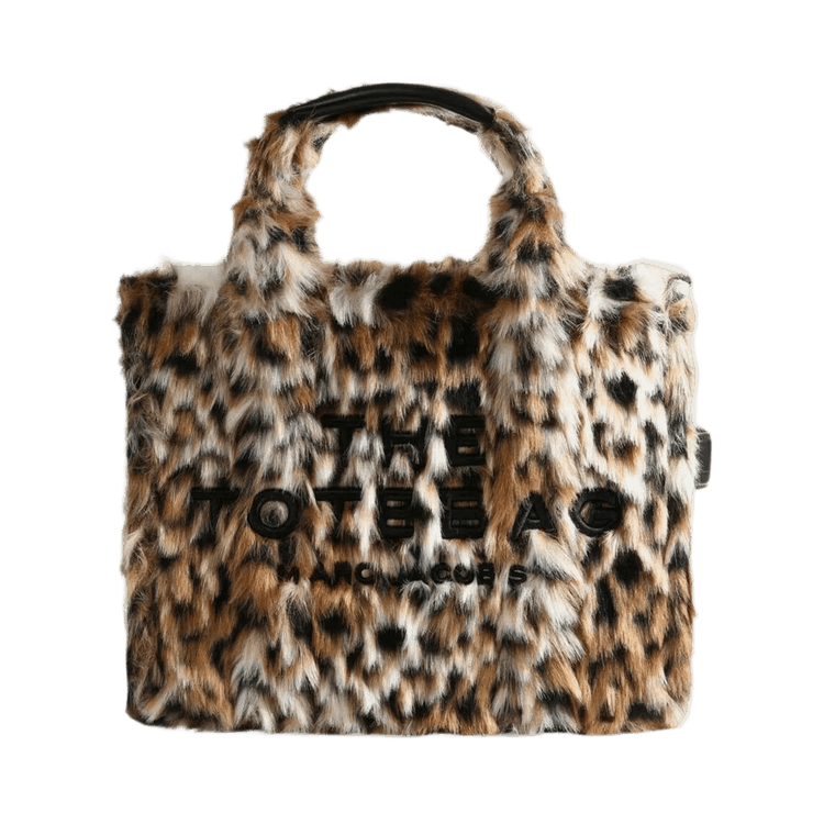 Marc Jacobs The Leopard Fur Medium Tote Bag 'Brown'