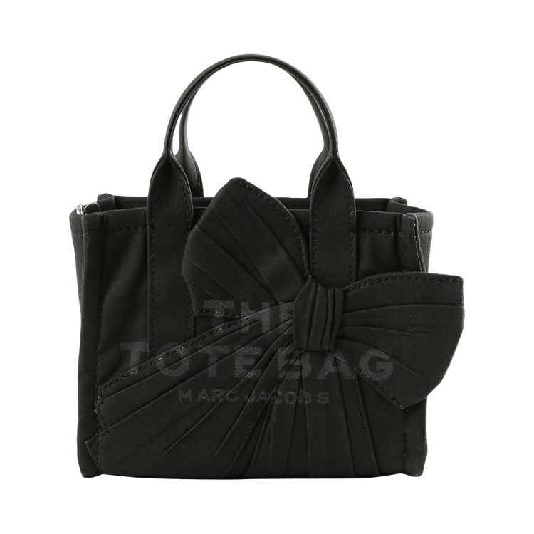 Marc Jacobs The Oversized Bow Canvas Crossbody Tote Bag 'Black'