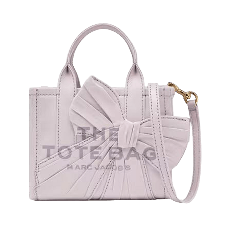Marc Jacobs The Oversized Bow Canvas Crossbody Tote Bag 'Light Iris'